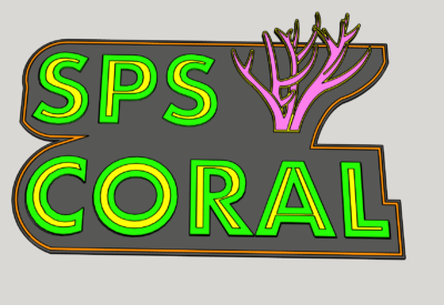 SPS Coral Sign